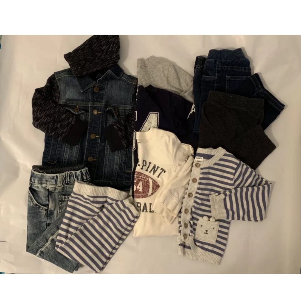 Baby/toddler boy fall clothes lot 18-24 months 2T